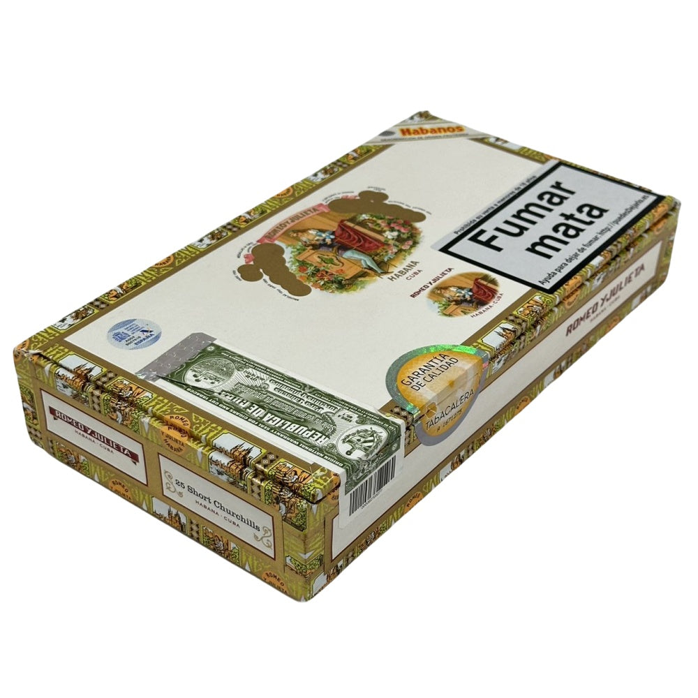 ROMEO Y JULIETA SHORT CHURCHILLS 25s 罗密欧与朱丽叶 短丘吉尔 25支/盒