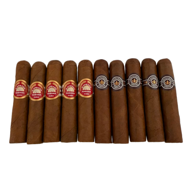 H.Upmann x Montecristo Medias Coronas 10s 双雄争锋 · 半皇冠短雪茄品鉴包 10支/包 (HP-15)