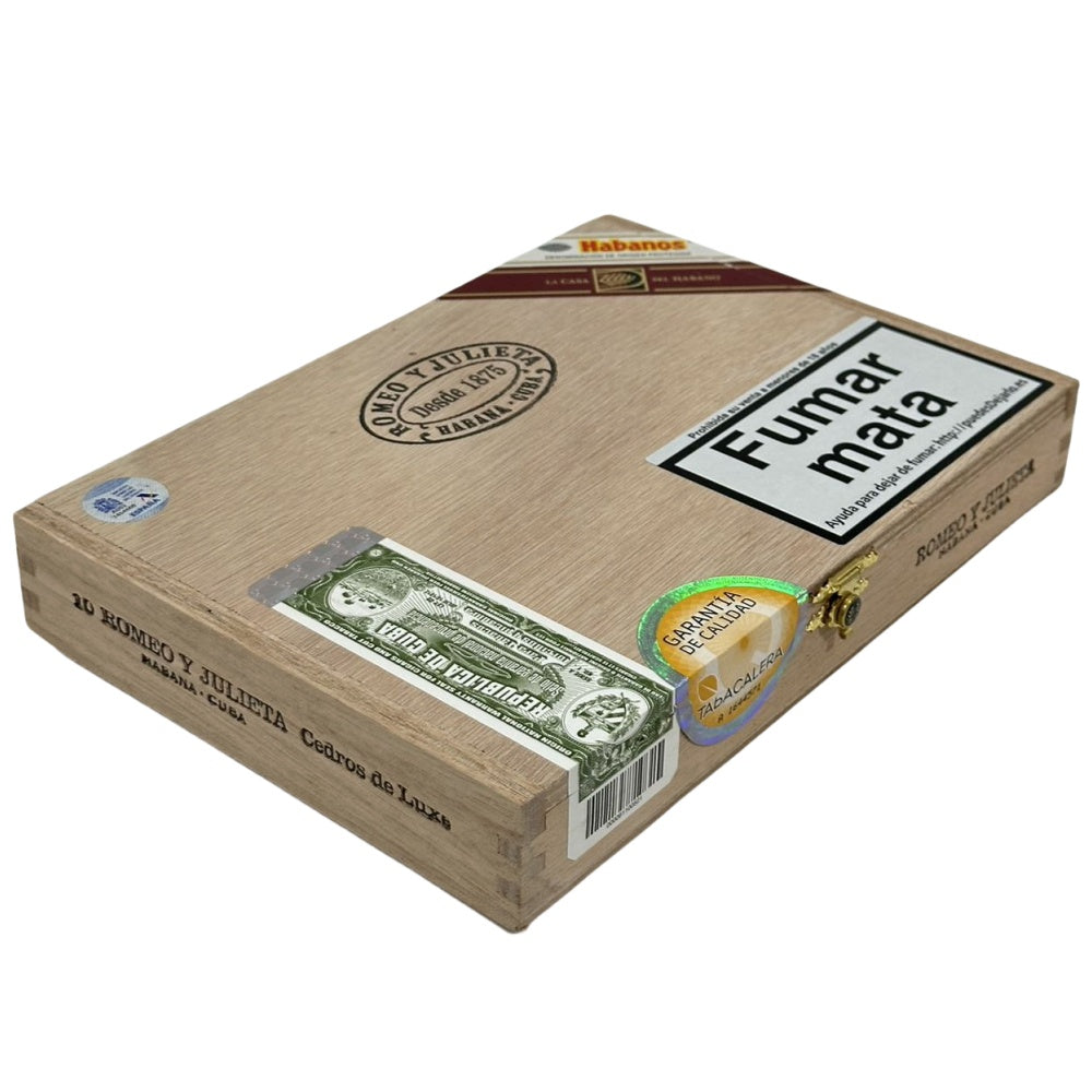 ROMEO Y JULIETA ROMEO CEDRO LUXE 10s 罗密欧与朱丽叶 雪松LCDH 10支/盒