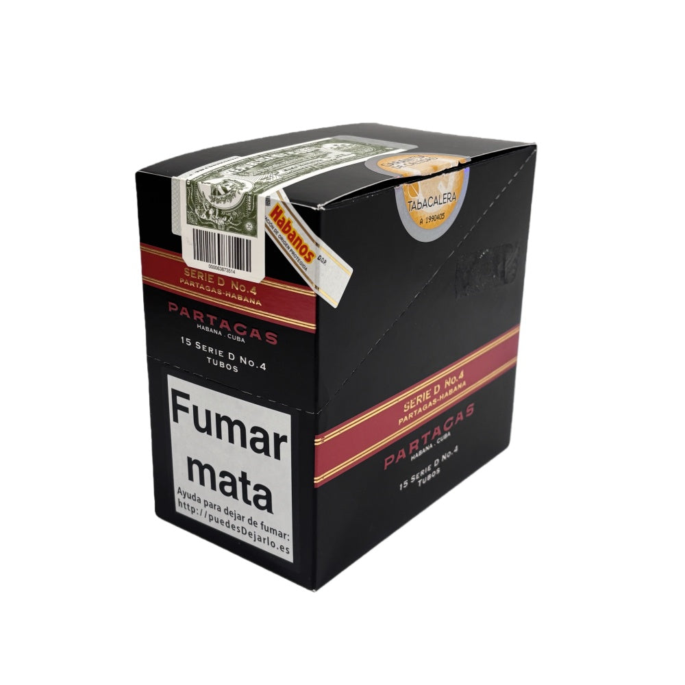 PARTAGAS SERIE D No.4 A/T15s 帕特加斯 D4号纸盒铝管 15支/盒
