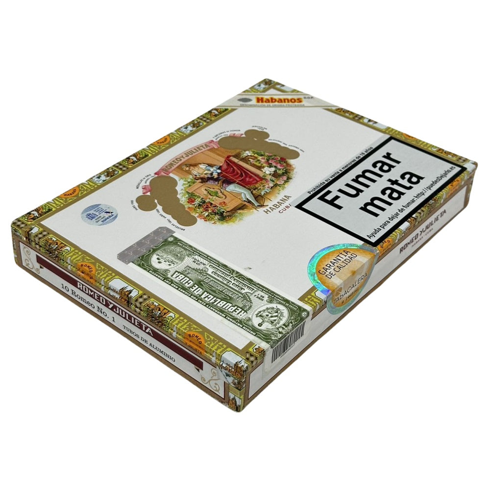 ROMEO Y JULIETA No.1 TUBOS 10s 罗密欧朱丽叶 一号铝管 10支/盒