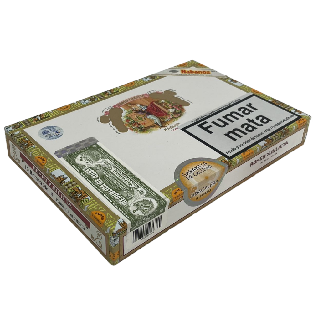 ROMEO Y JULIETA No.3 TUBO 10s 罗密欧与朱丽叶 三号铝管 10支/盒