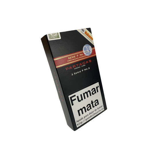 PARTAGAS SERIE P No.2 TUBOS 3s 帕特加斯 P2号 纸盒铝管 3支/盒
