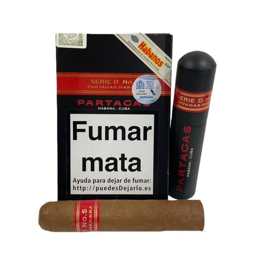 PARTAGAS SERIE D No.5 3s 帕特加斯 D5号 纸盒铝管 3支/盒