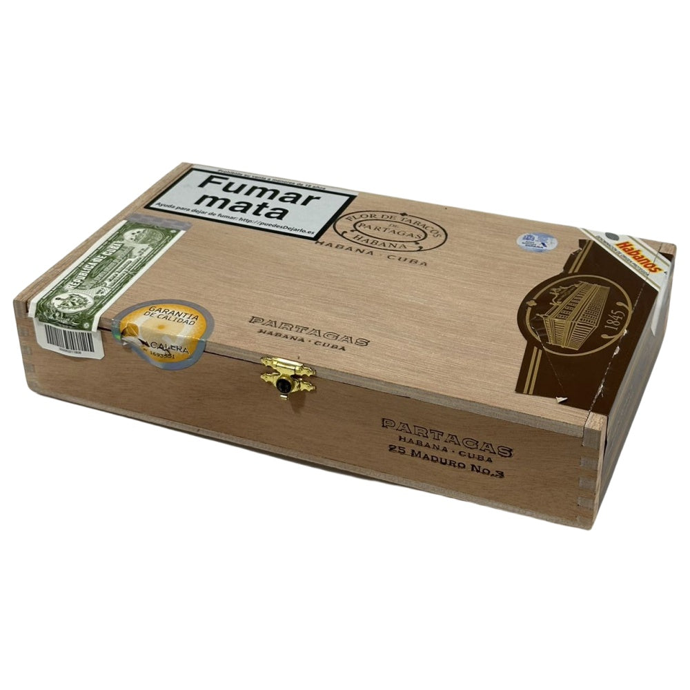 PARTAGAS MADURO No.3 25s  帕特加斯 马杜罗三号 25支/盒