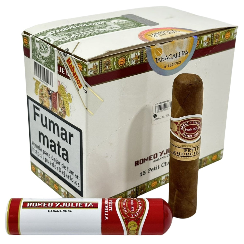 ROMEO Y JULIETA PETIT CHURCHILLS 15s 罗密欧与朱丽叶 小丘吉尔纸盒铝管 15支/盒