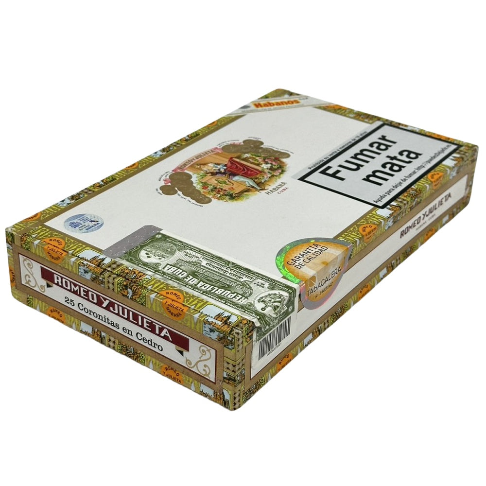 ROMEO Y JULIETA CORONITAS EN CEDRO  25s 罗密欧与朱丽叶 雪松小皇冠 25支/盒