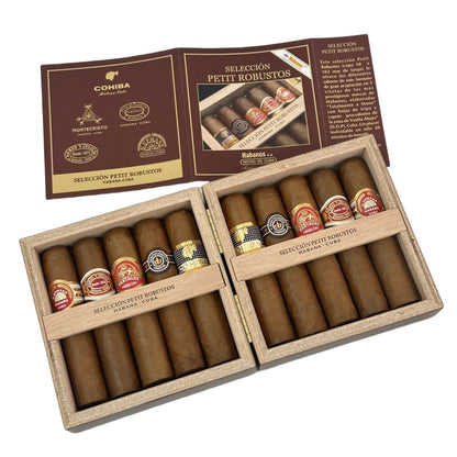 COMBINACIONES   SELECCION PETIT ROBUSTOS 10s  哈伯纳斯精选组合 精选雪茄礼盒 小罗伯图混合十支装  10支/盒