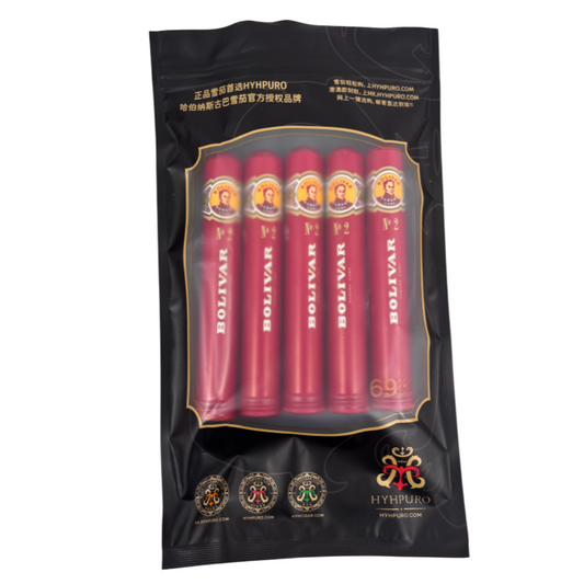 BOLIVAR TUBOS No.2 玻利瓦尔 2号铝管 品鉴包  5支/包