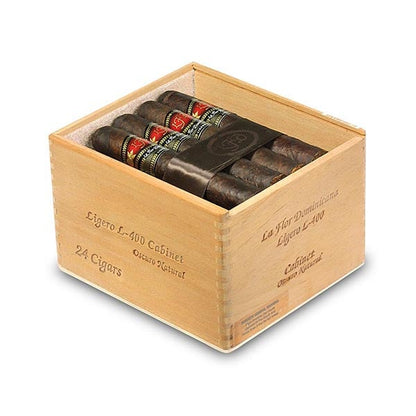LA FLOR DOMINICANA LIGERO L- 400 CABINET OSCURO 24S 多米尼加之花 高叶L-400 奥斯库罗 24支/盒