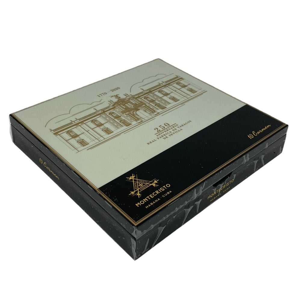 MONTECRISTO Carmen 250 Aniversario Real Fábrica de Tabacos de Sevilla 10s 蒙特卡门 塞维利亚皇家烟草厂 250周年纪念 10支/盒
