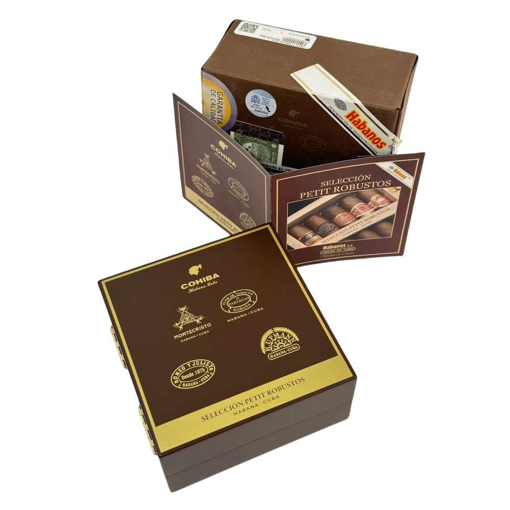 COMBINACIONES   SELECCION PETIT ROBUSTOS 10s  哈伯纳斯精选组合 精选雪茄礼盒 小罗伯图混合十支装  10支/盒