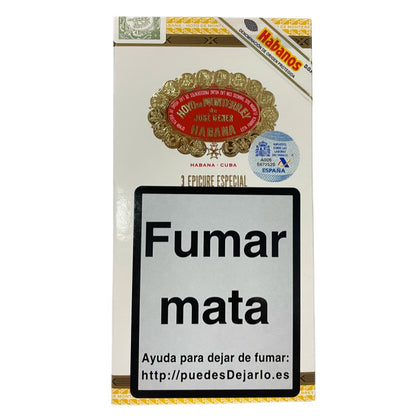 HOYO de MONTERREY EPICURE ESPECIAL 3s 好友 特级逍遥纸盒铝管  3支/盒