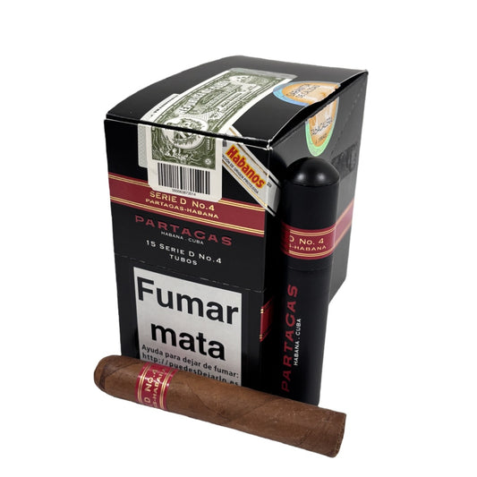 PARTAGAS SERIE D No.4 A/T15s  帕特加斯 D4号纸盒铝管 15支/盒