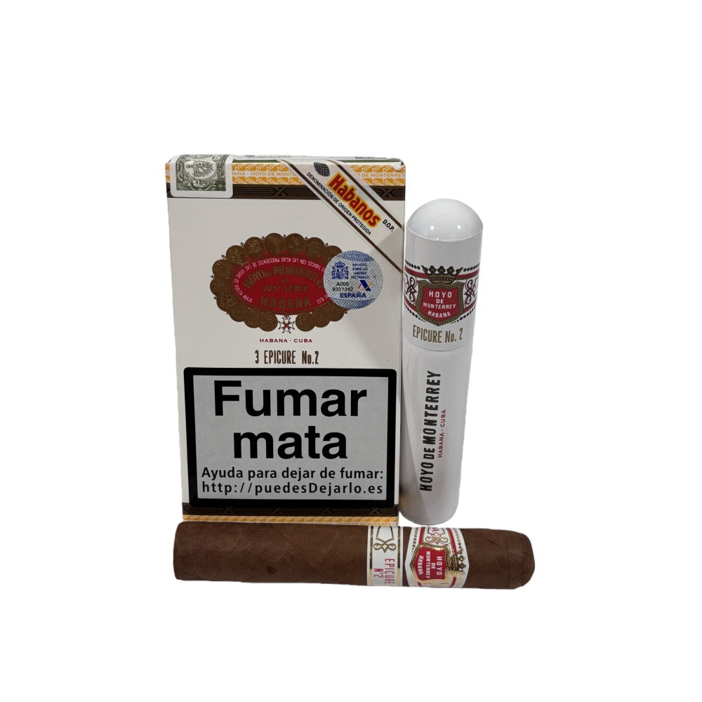 HOYO de MONTERREY EPICURE No.2 TOBO 3s 好友 逍遥二号 纸盒铝管 3支/盒