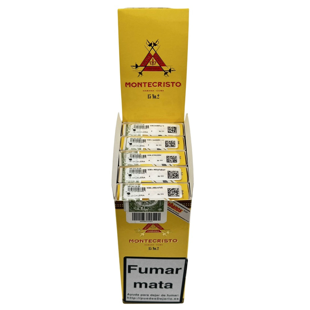 MONTECRISTO No.2 15s 蒙特 二号纸盒 15支/盒