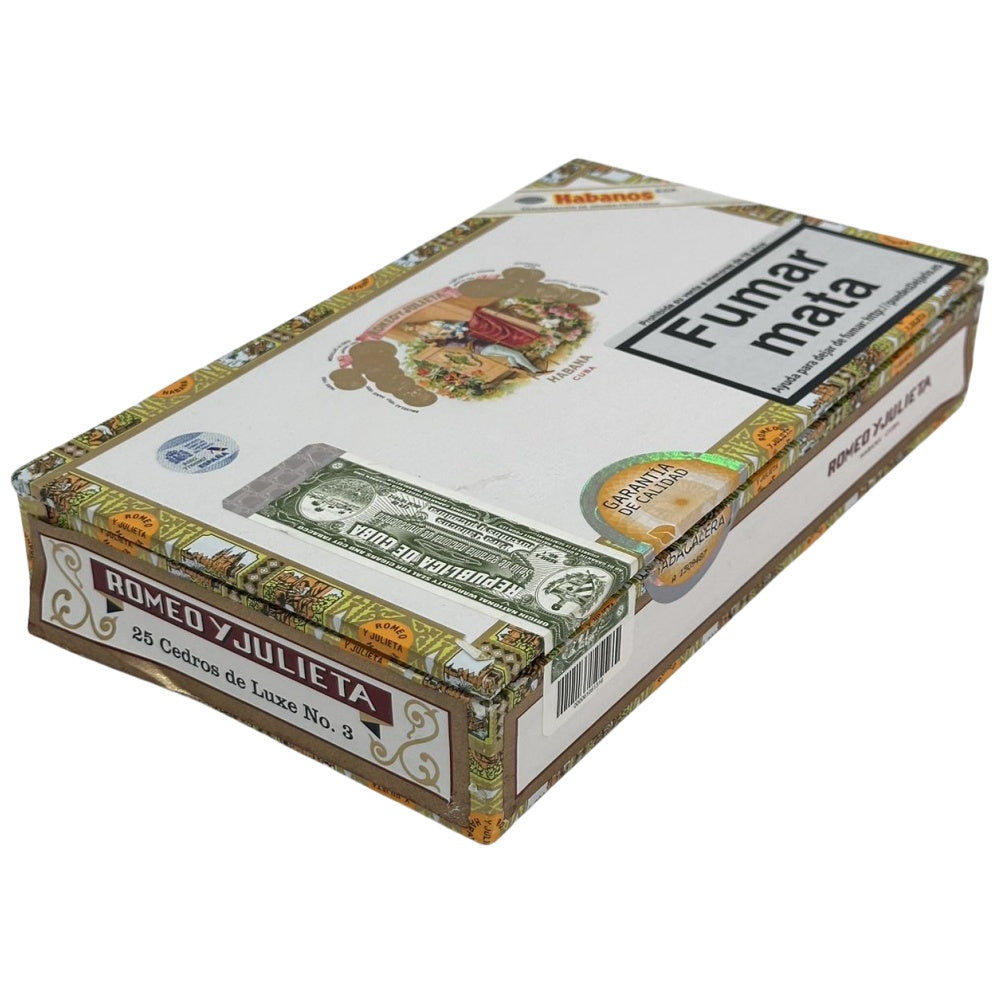 ROMEO Y JULIETA CEDROS DE LUXE No.3 25s 罗密欧朱丽叶 雪松三号 25支/盒