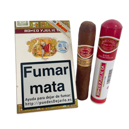 ROMEO Y JULIETA WIDE CHURCHILS  3s 罗密欧与朱丽叶 宽丘吉尔 小盒铝管 3支/盒