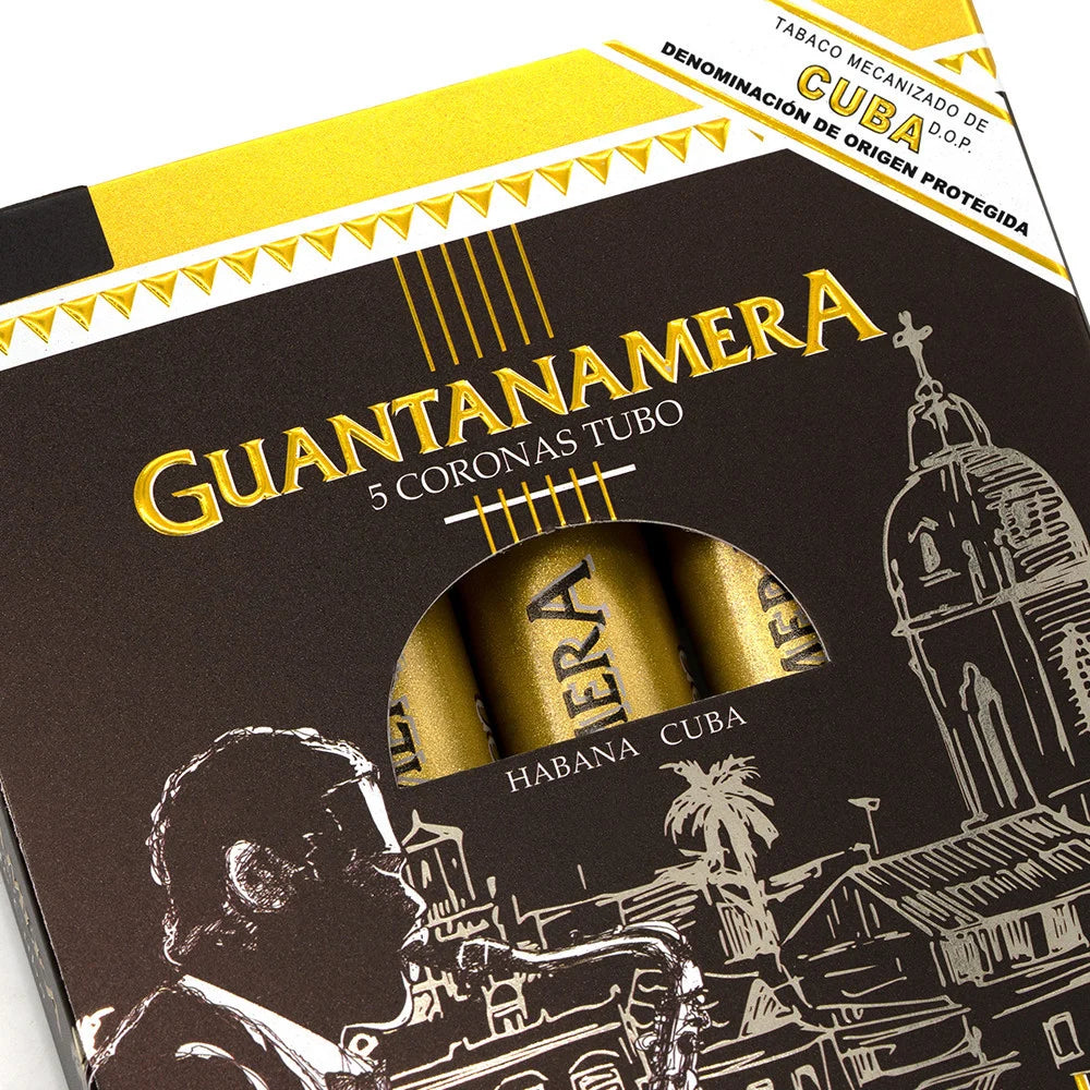 GUANTANAMERA CORONAS TUBO GOLD EDITION 5s 关塔纳摩 高朗拿 金筒限定版 5支/盒X15盒