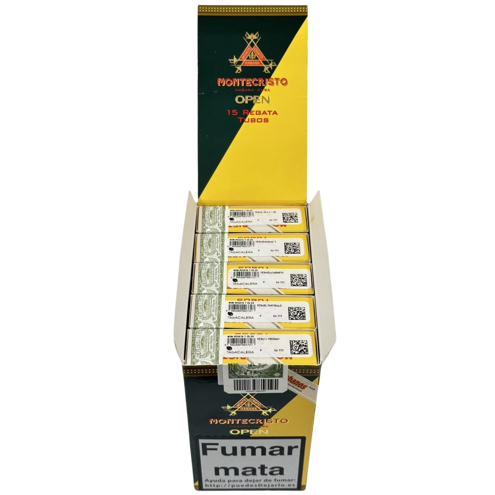 MONTECRISTO REGATA 15s 蒙特 比赛 纸盒铝管15支/盒