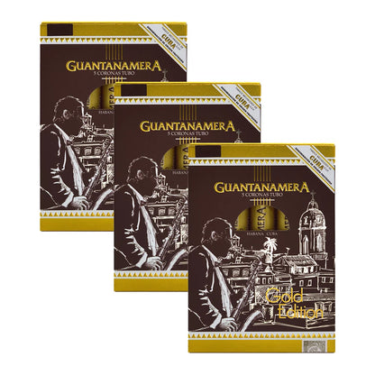 GUANTANAMERA CORONAS TUBO GOLD EDITION 5s 关塔纳摩 高朗拿 金筒限定版 5支/盒X15盒