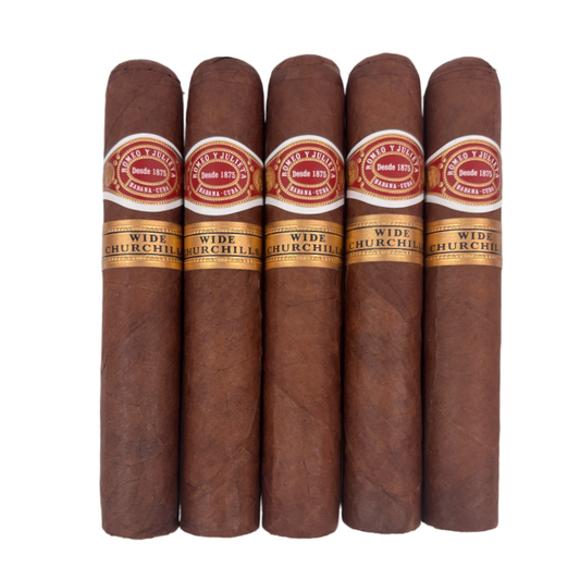 ROMEO Y JULIETA WIDE CHURCHILS 5s罗密欧与朱丽叶 宽丘吉尔  品鉴包 5支/包