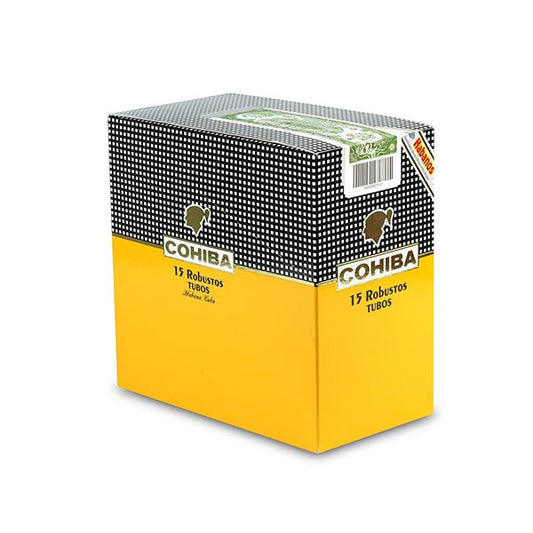 COHIBA ROBUSTOS TUBOS 15s   高希霸 罗伯图 纸盒铝管  15支/盒