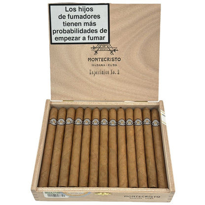 MONTECRISTOS  Especial  No.2 25s 蒙特 特级二号 25支/盒
