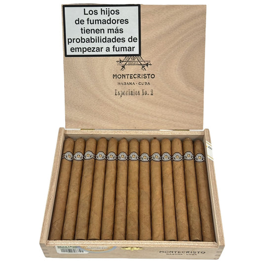MONTECRISTOS  Especial  No.2 25s 蒙特 特级二号 25支/盒