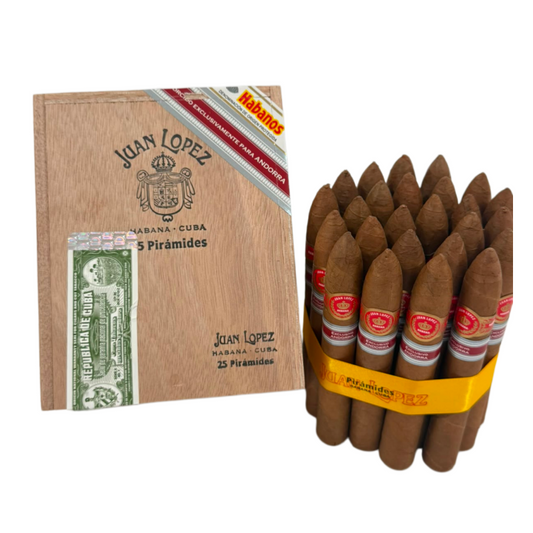 Juan Lopez Piramides Edicion Regional Andorra 25s 胡安．洛佩斯金字塔安道尔地限 25支/盒