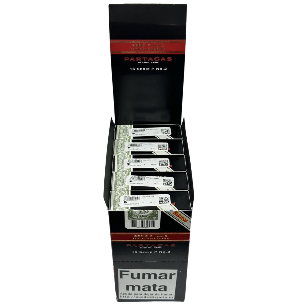 PARTAGAS SERIE P No. 2  15s 帕特加斯 P2号 纸盒铝管15支/盒