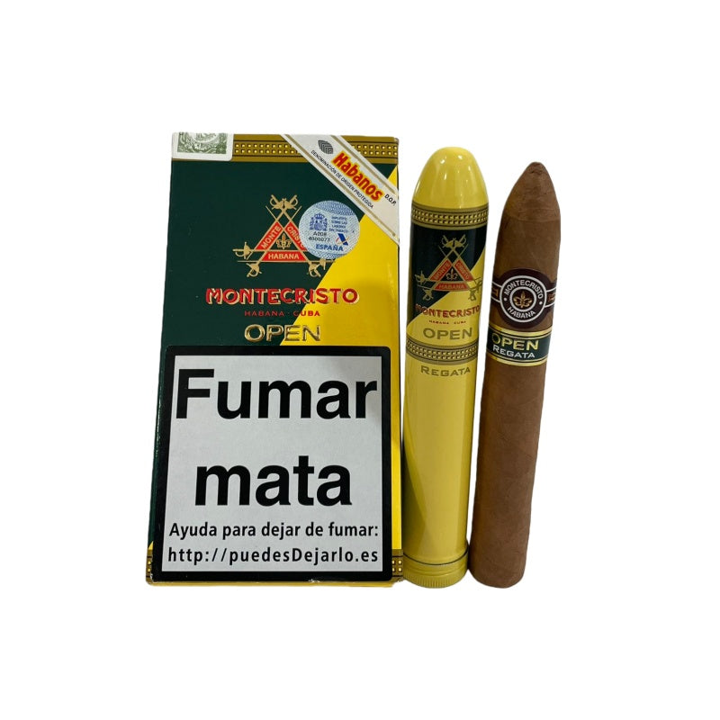 MONTECRISTO OPEN REGATA 3s 蒙特 比赛 纸盒铝管 3支/盒