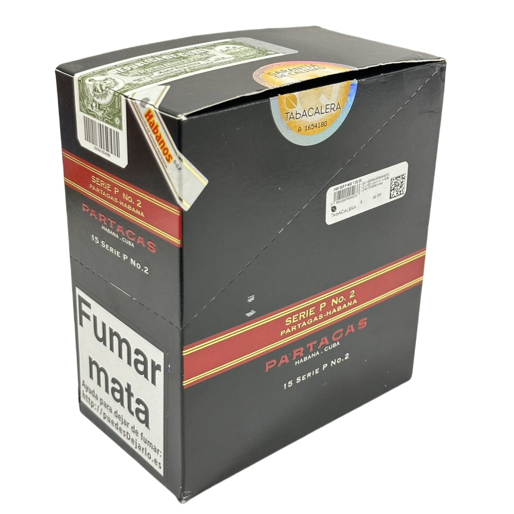 PARTAGAS SERIE P No. 2  15s 帕特加斯 P2号 纸盒铝管15支/盒