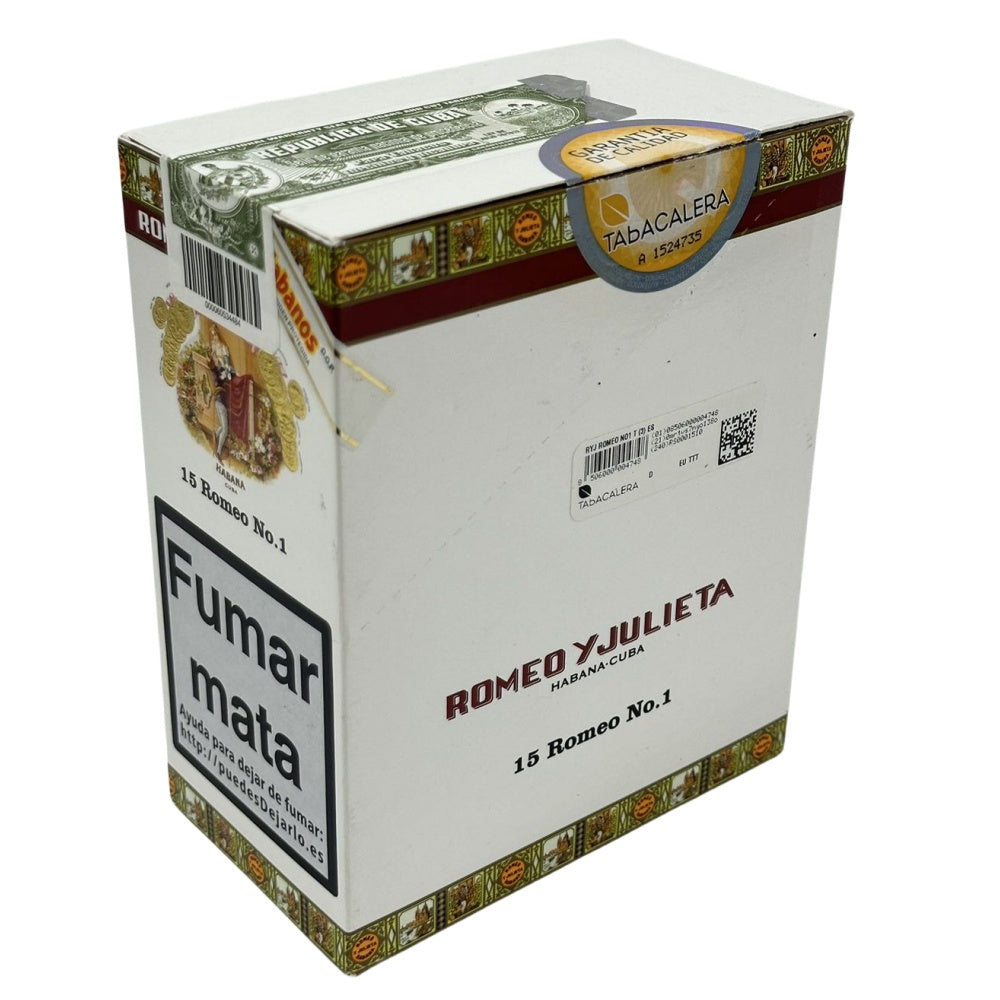 ROMEO Y JULIETA No.1 15s 罗密欧与朱丽叶 一号纸盒铝管 15支/盒