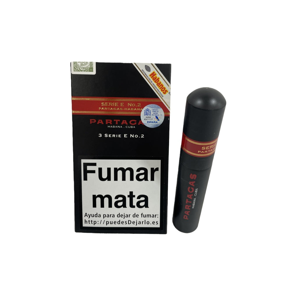 PARTAGAS SERIE E No.2 3s TUBOS 帕特加斯 E2号 纸盒铝管 3支/盒
