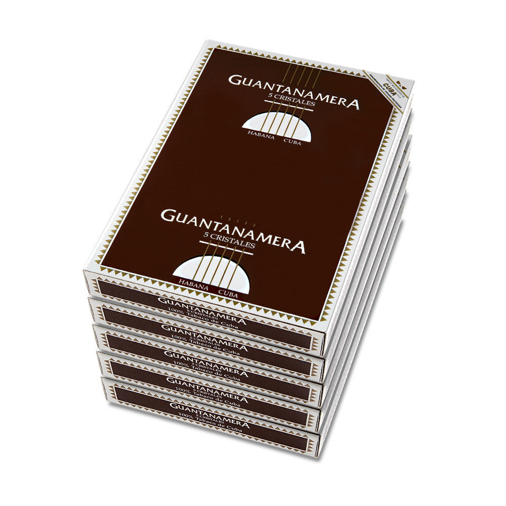 GUANTANAMERA  Cristales  25s 关塔纳摩 水晶筒塑料装 5支×5盒 25支／盒