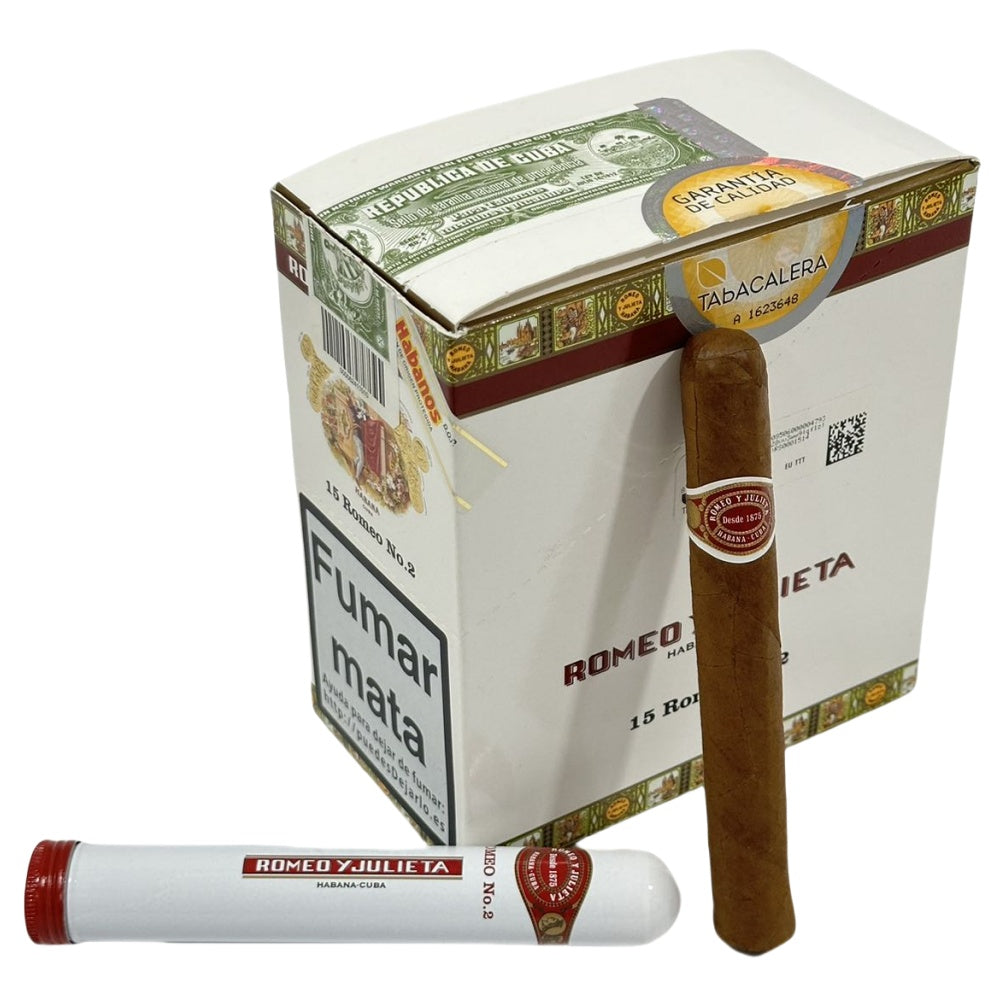 ROMEO Y JULIETA No.2 15s 罗密欧与朱丽叶 二号纸盒铝管 15支/盒