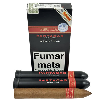 PARTAGAS SERIE P No. 2  15s 帕特加斯 P2号 纸盒铝管15支/盒