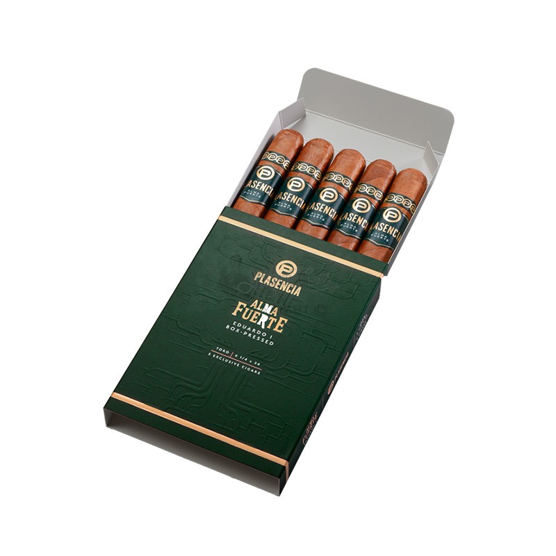 Plasencia Alma Fuerte Eduardo I Colorado Claro Toro 5s 帕拉森 烈魂系列 爱德华多1号 科罗拉多州 克拉罗 托罗 5支/盒