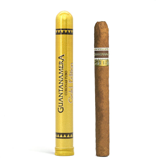 GUANTANAMERA CORONAS TUBO GOLD EDITION 5s 关塔纳摩 高朗拿 金筒限定版 5支/盒