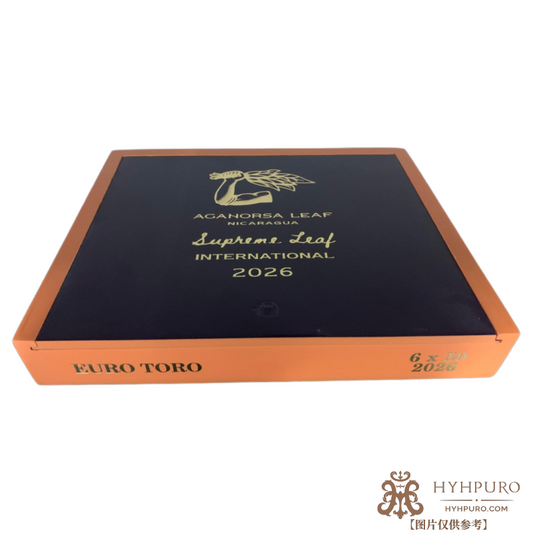 Aganorsa Leaf Supreme Leaf internationality 2026 Toro 10s 紫檀叶 至高叶 国际版 托罗 10支/盒（国际版内包含（橙、黄标）原封随机发货）