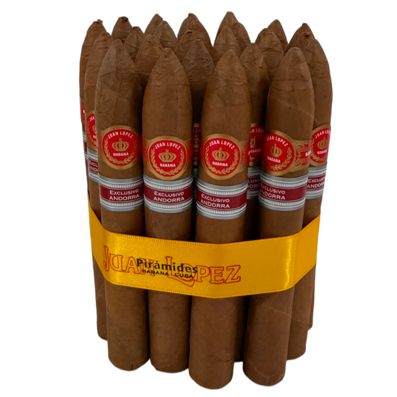 Juan Lopez Piramides Edicion Regional Andorra 25s 胡安．洛佩斯金字塔安道尔地限 25支/盒