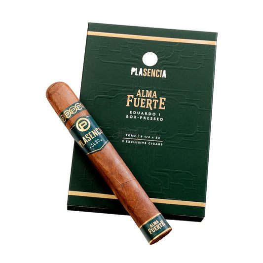 Plasencia Alma Fuerte Eduardo I Colorado Claro Toro 5s 帕拉森 烈魂系列 爱德华多1号 科罗拉多州 克拉罗 托罗 5支/盒