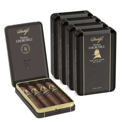 Davidoff Winston Churchill The Late Hour Belicoso 20s 大卫杜夫 温斯顿丘吉尔“至暗时刻” 小鱼雷 4支/盒 五小盒