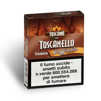 TOSCANELLO CASTANO RAFFINATO DFLTT 3375 托斯卡纳 榛子味 意大利小雪茄 5支/包 X 10包