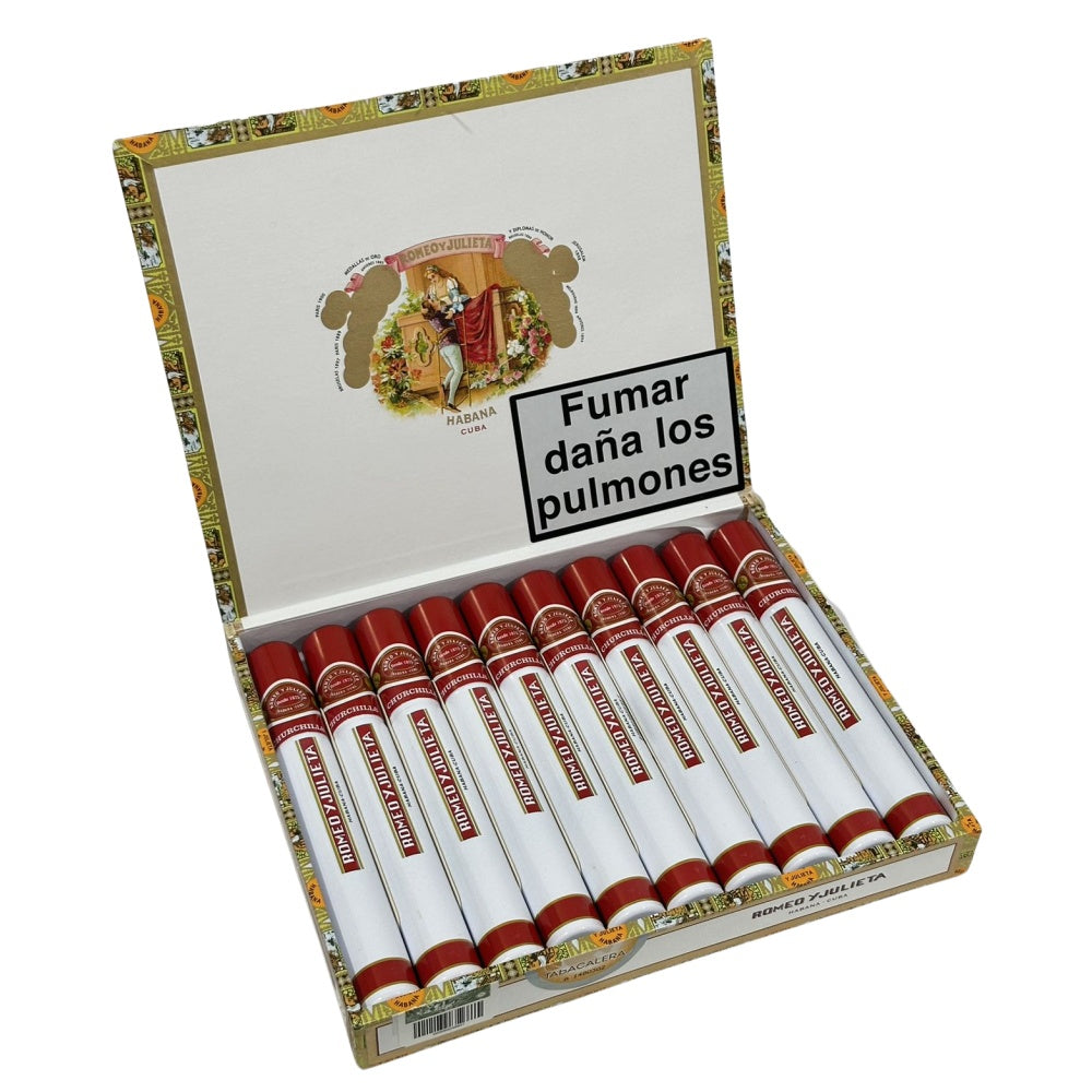 ROMEO Y JULIETA  CHURCHILLS 10s 罗密欧与朱丽叶 丘吉尔铝管 10支/盒