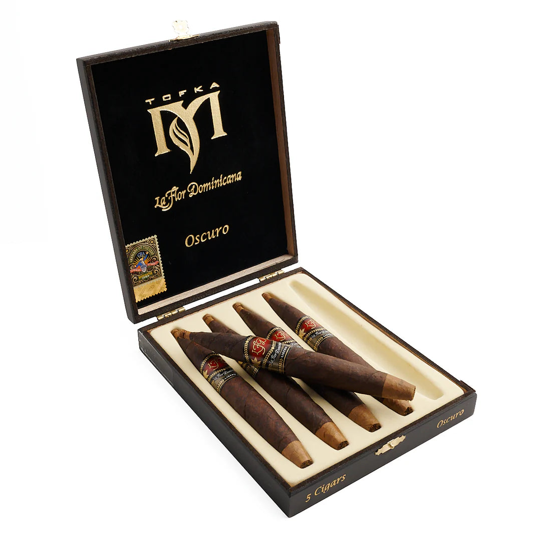 La Flor Dominicana Ligero TCFKA “M” Oscuro 5s 多米尼加之花 顶叶 谜 奥斯库罗 5支/盒