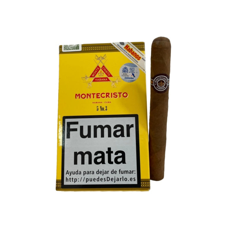 MONTECRISTO No.3 5s 蒙特 三号纸盒 5支/盒