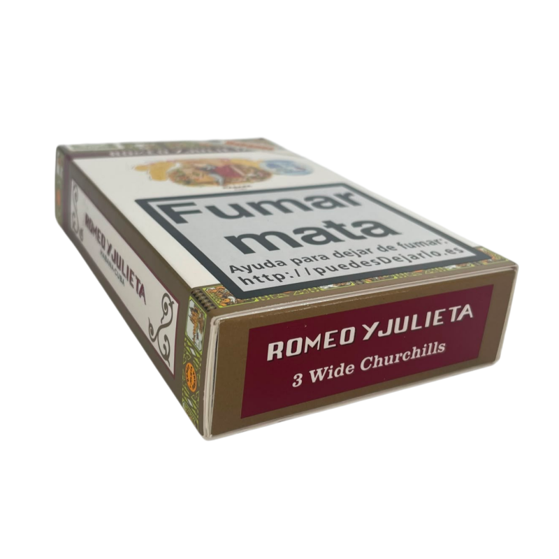 ROMEO Y JULIETA WIDE CHURCHILS  3s 罗密欧与朱丽叶 宽丘吉尔 小盒铝管 3支/盒