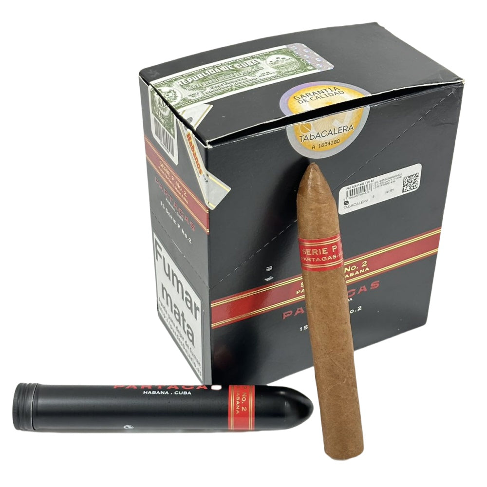 PARTAGAS SERIE P No. 2  15s 帕特加斯 P2号 纸盒铝管15支/盒